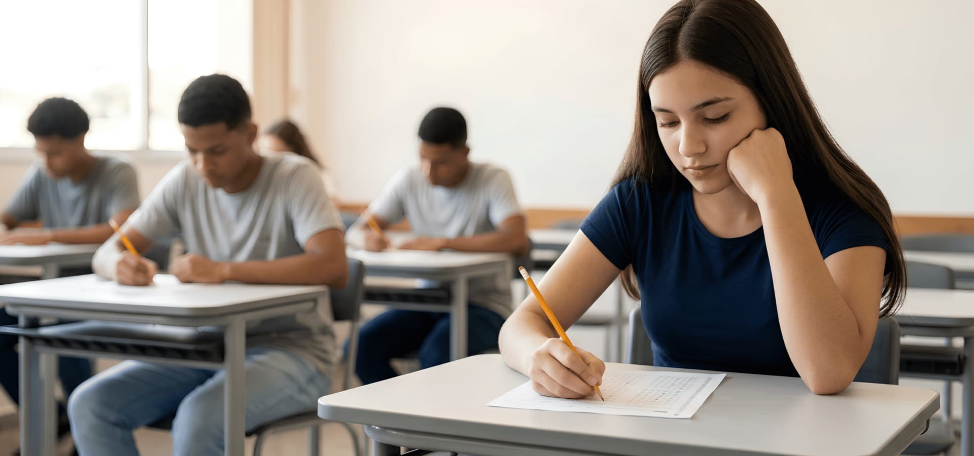 Alunos do Colégio Estrutura participantes do Desafio de Bolsas 2027